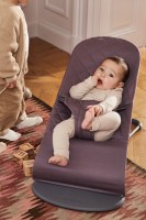 Little Pea BabyBjorn Bouncer Bliss-dark-purple-cotton-classic-quilt_lifestyle